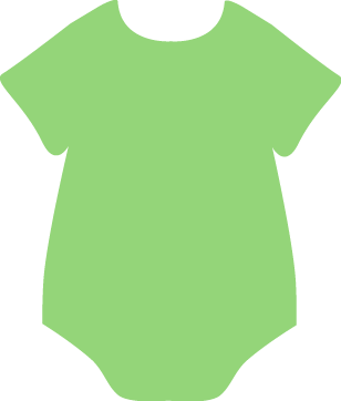 308x362 Green Onesie Clip Art
