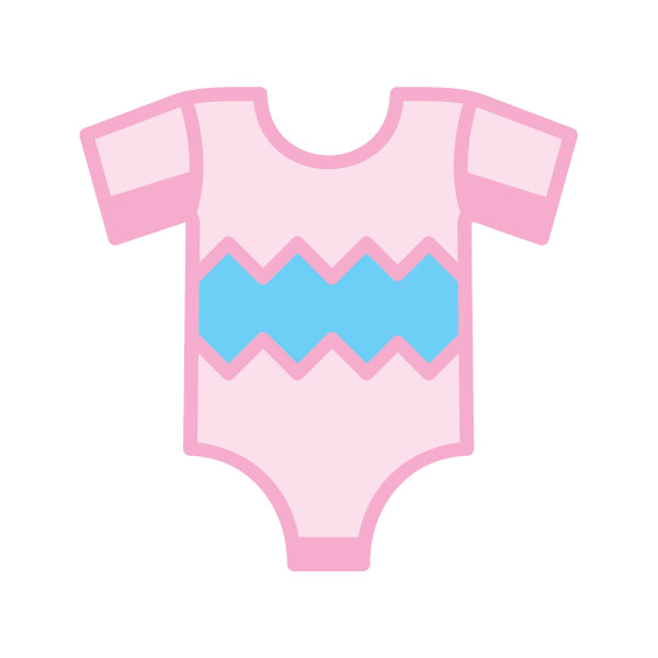 600x600 Baby Onesie Clip Art