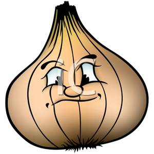 300x300 Angry Cartoon Onion Clipart Picture