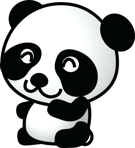 540x593 Clipart Online Panda Cartoon Panda 7 Clip Art Vector Clip Art