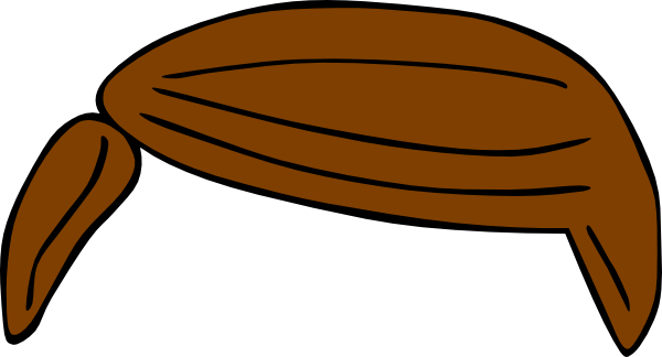 600x324 Plain Brown Hair Clip Art