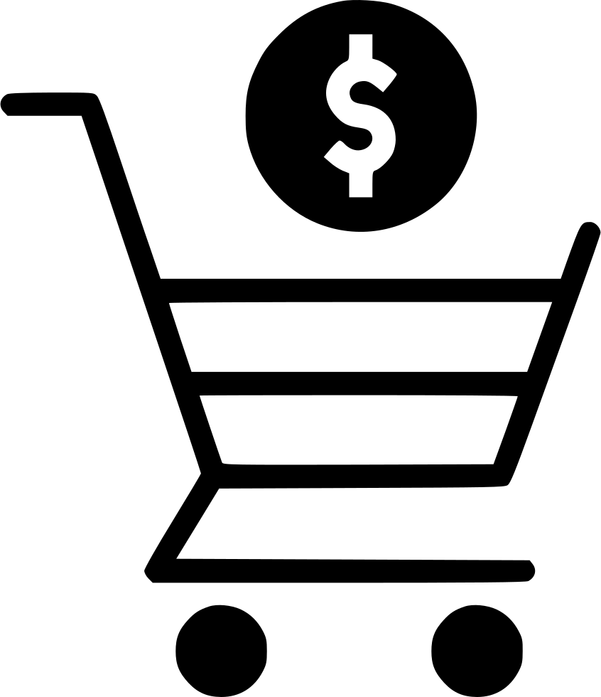 846x980 Online Shopping Cart Trolly Dollar Sign Currency Payment Svg Png