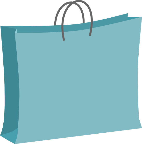 588x596 Shopping Bag Clipart