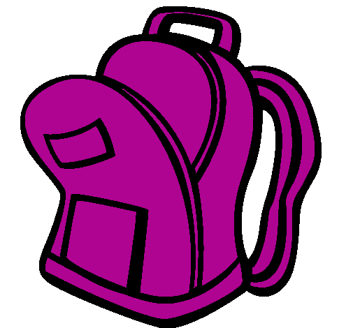 505x470 Free Open Backpack Clipart Image