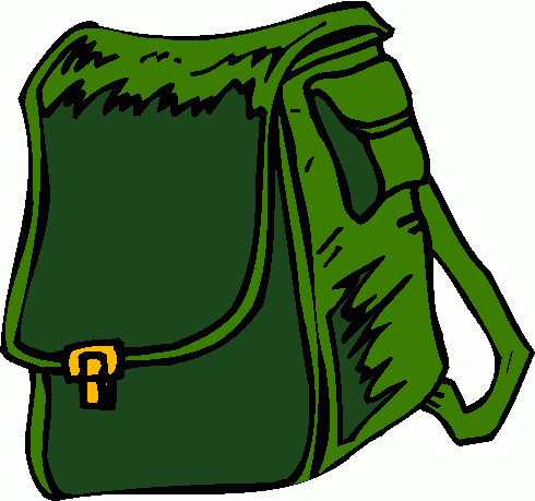 490x459 Open Backpack Clipart 62472 Royalty Free Rf Clipart Illustration