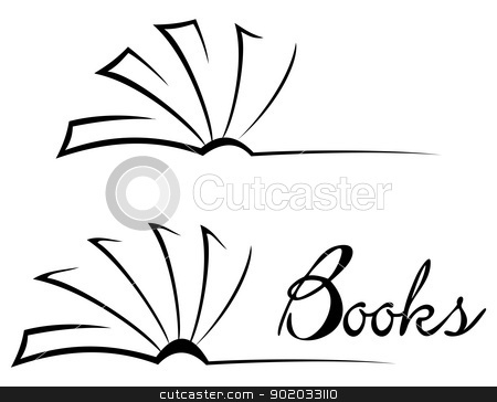 450x364 Open Book Clip Art Black And White Clipart Panda