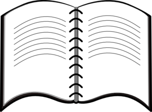 299x222 Open Book Symbol Clip Art