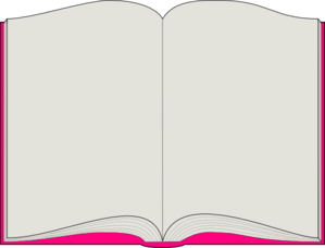 299x228 Pink Book Clip Art