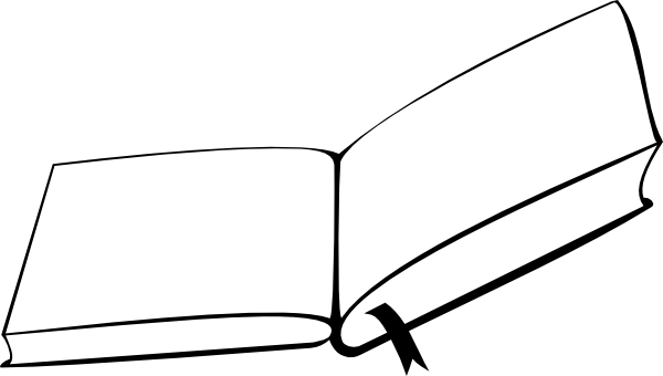 600x340 Mgsloan Open Book From Above Clip Art