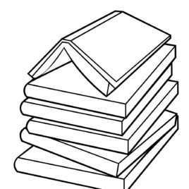 Open Book Coloring Page | Free download on ClipArtMag