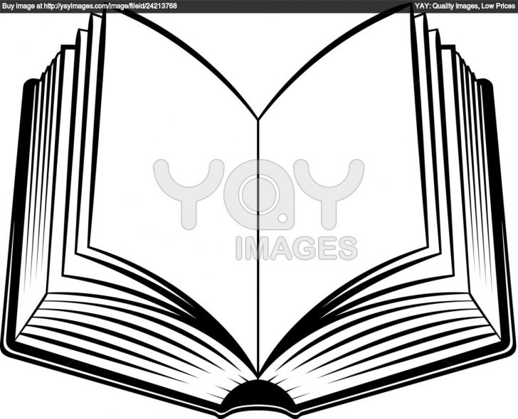 Open Book Coloring Page | Free download on ClipArtMag