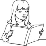 150x150 Open Book Coloring Clipart Best