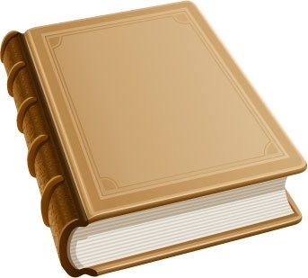 343x309 Open Book Cover Clipart