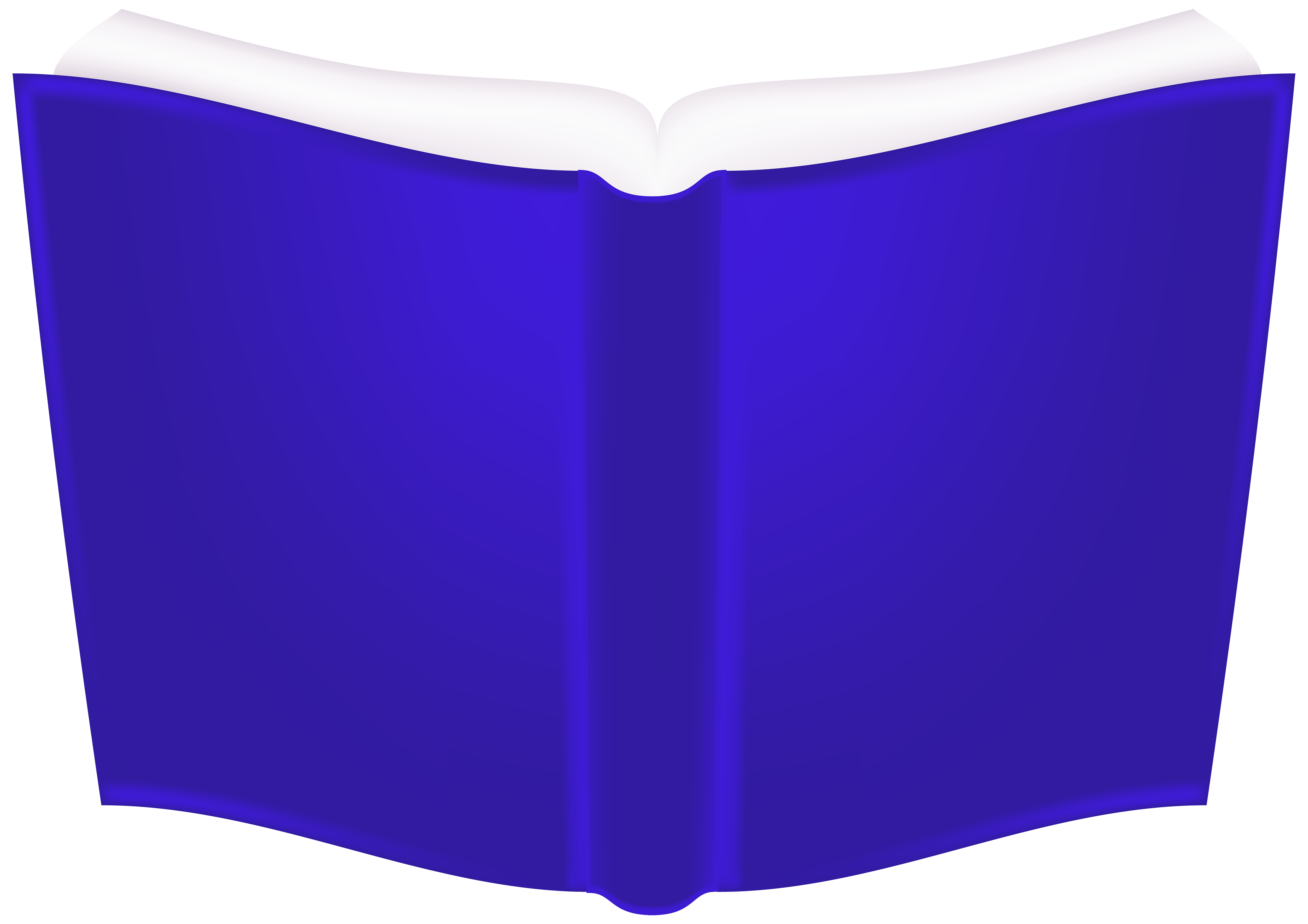 6000x4243 Open Book Clipart Blue Collection