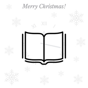 300x300 Open Book Royalty Free Vectors