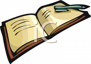300x212 Pen Clipart Open Book