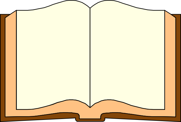 600x403 Book Outline Clipart