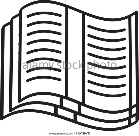 550x540 Book Vector Outline Stock Photos Amp Book Vector Outline Stock