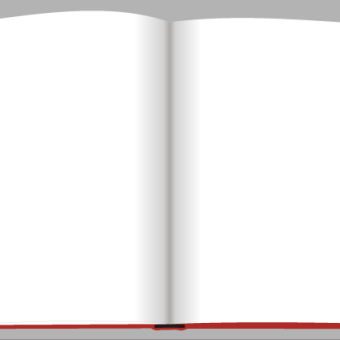 340x340 Blank Open Book Template 123freevectors