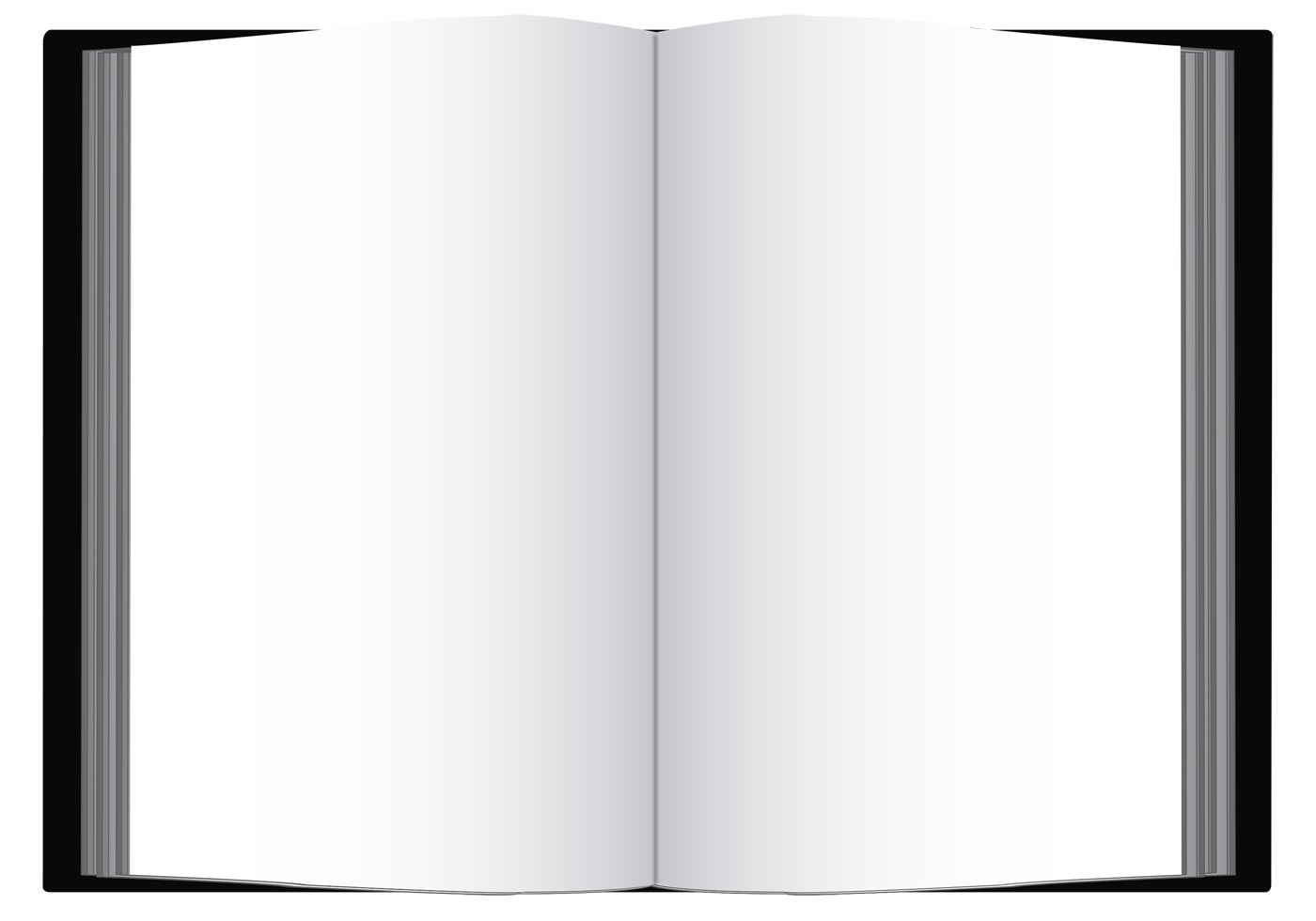 1400x980 Clip Art Open Book Template Clip Art