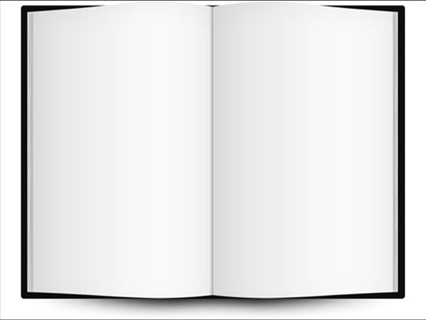 610x458 Open Book Template Clipart