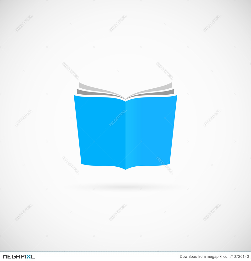 800x830 Open Book Vector Symbol Icon Or Logo Template Illustration