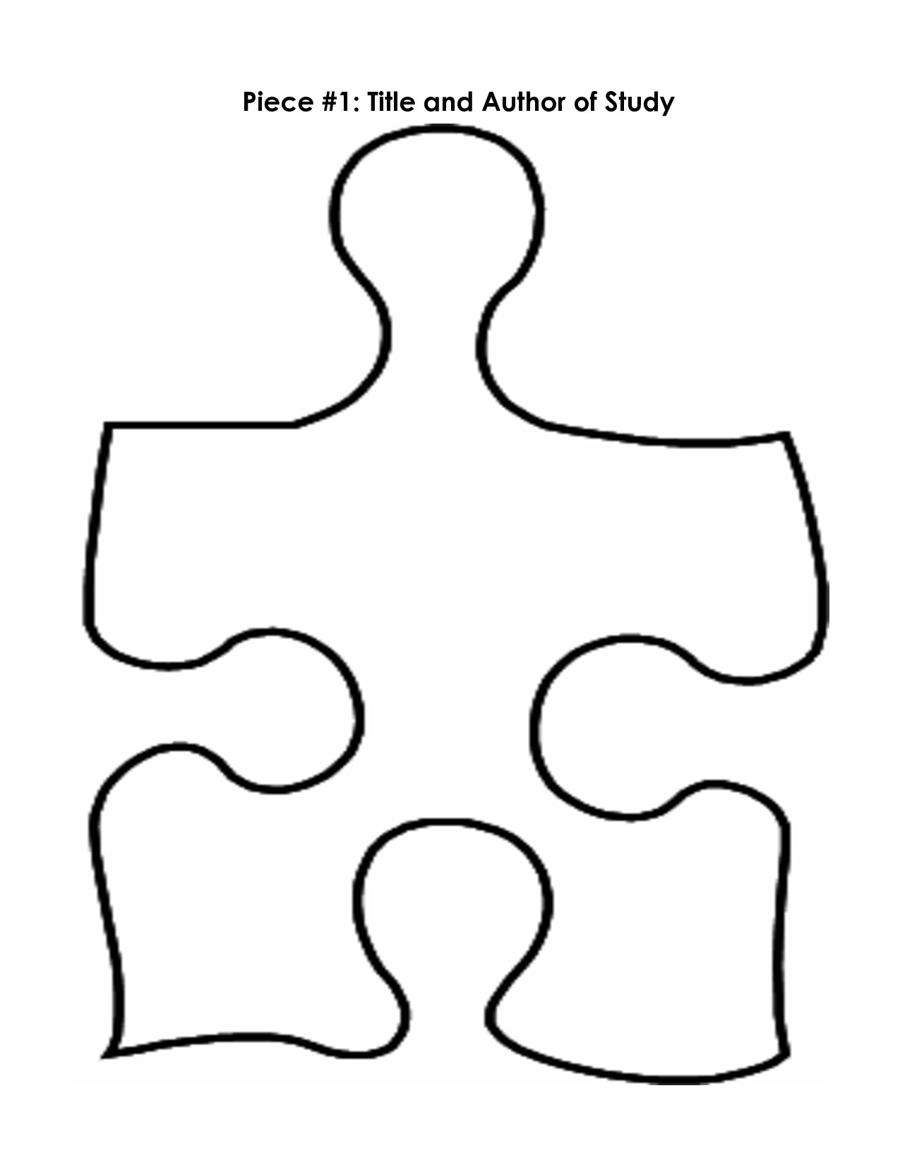1275x1650 Blank Puzzle Pieces Clip Art