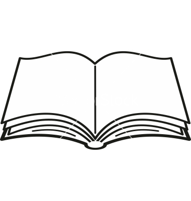 380x400 Book Silhouette Clip Art