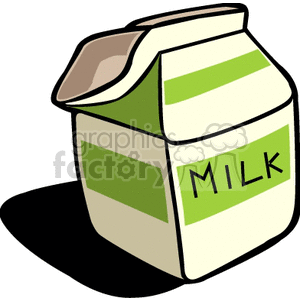300x300 Royalty Free Open Milk Box 141835 Vector Clip Art Image