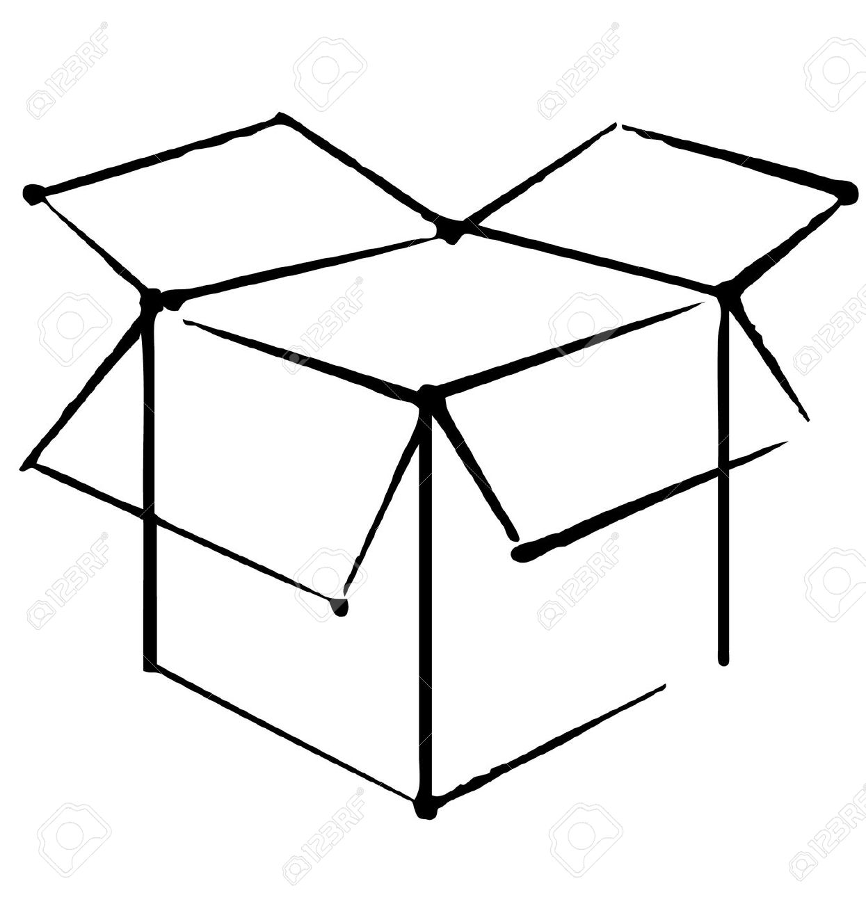 1245x1300 Box Clipart Drawing