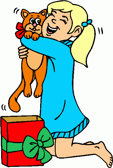 394x588 Open Presents Clipart