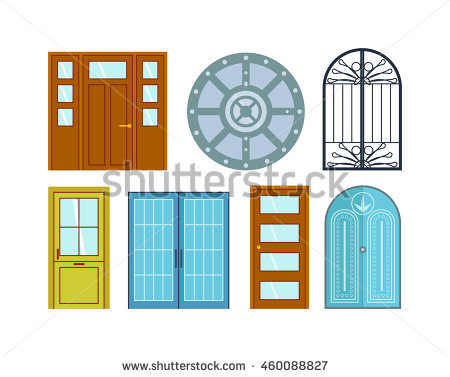 450x377 Open Front Door Clipart
