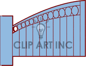 300x231 Open Gate Clipart