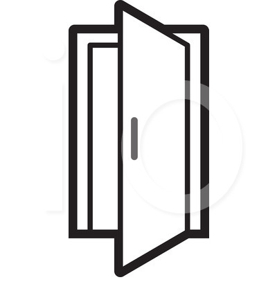 400x420 Opening Doors Clipart
