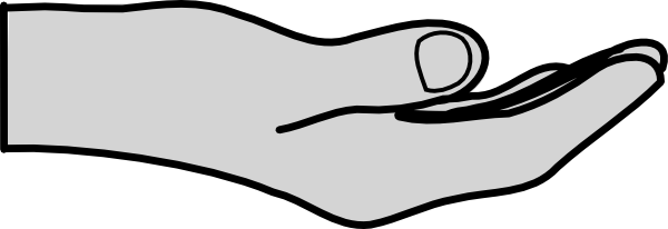 600x206 Open Hands Clipart