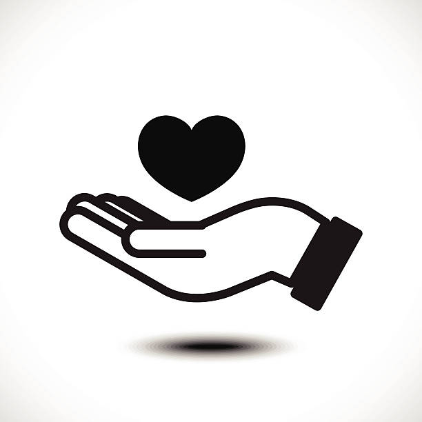 612x612 Clipart Open Hands With Heart Collection