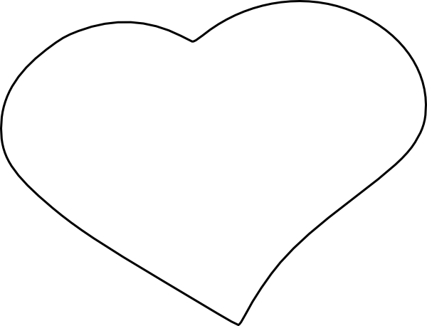 600x458 Open Heart Clip Art