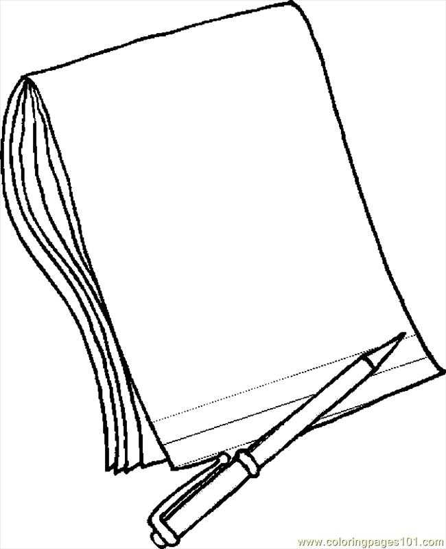 650x799 Top 10 Notebook Page Clipart