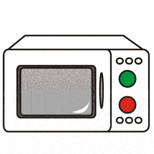 500x500 Microwave Open Oven Clipart Kid
