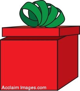 263x300 Clipart Of An Christmas Present With The Lid Open