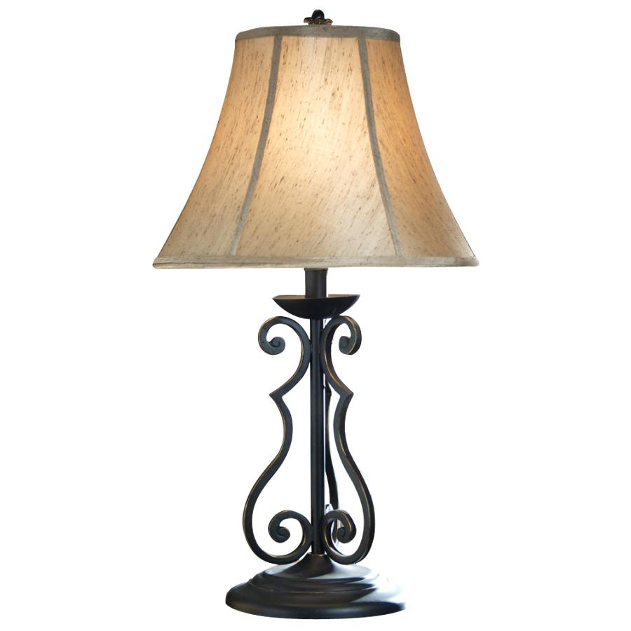 900x900 Iron Scroll Table Lamp Image Collections