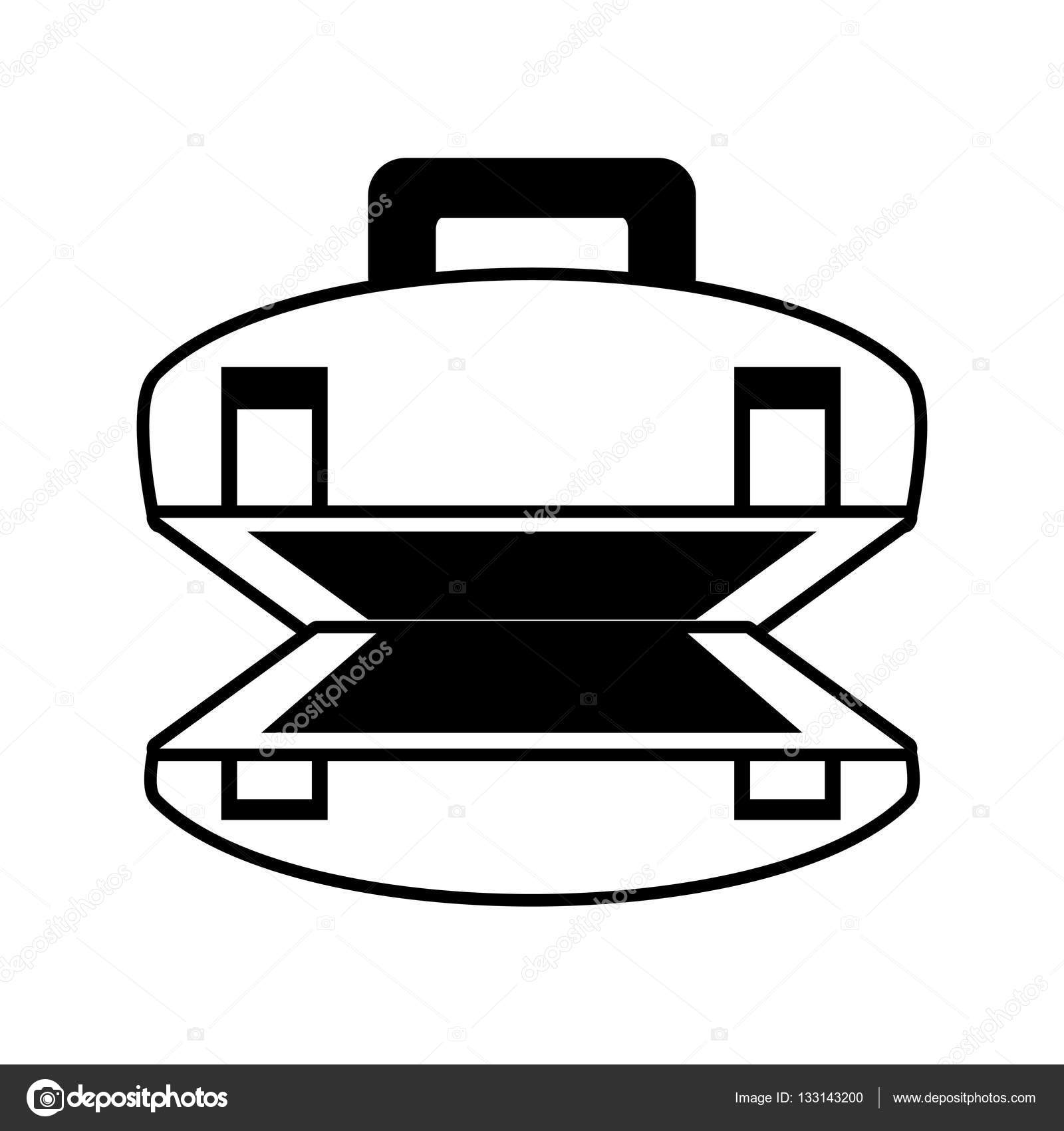1600x1700 Outline Open Suitcase Luggage Travel Beach Stock Vector Djv