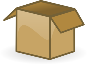 300x240 Open Box Clip Art