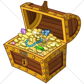 325x325 Treasure Chest Gl Stock Images