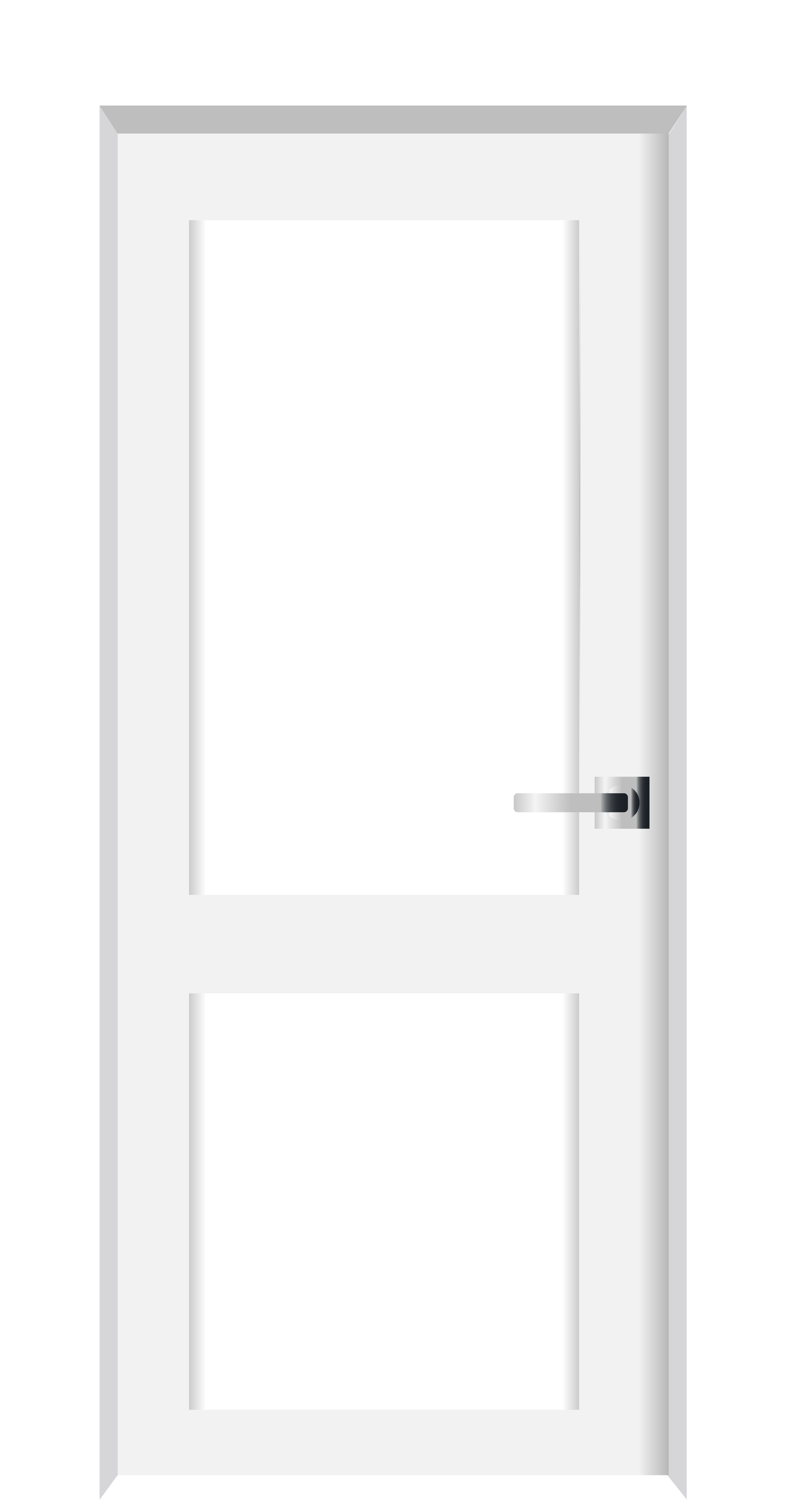 4163x8000 White Door Png Clip Art