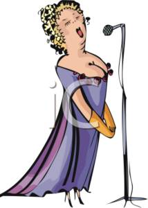 214x300 Clipart Picture Of An Opera Singer