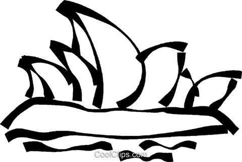480x323 Sydney Opera House, Australia Royalty Free Vector Clip Art