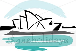 300x201 Sydney Opera House Clip Art Cliparts