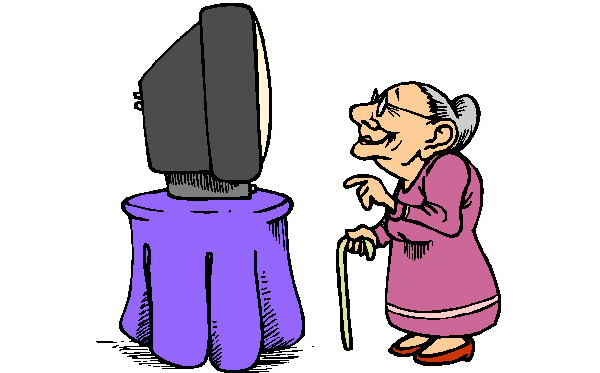 600x373 Clipart Of Old Lady