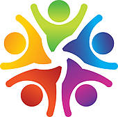 170x168 Clip Art Of Optimistic Teamwork K11373916